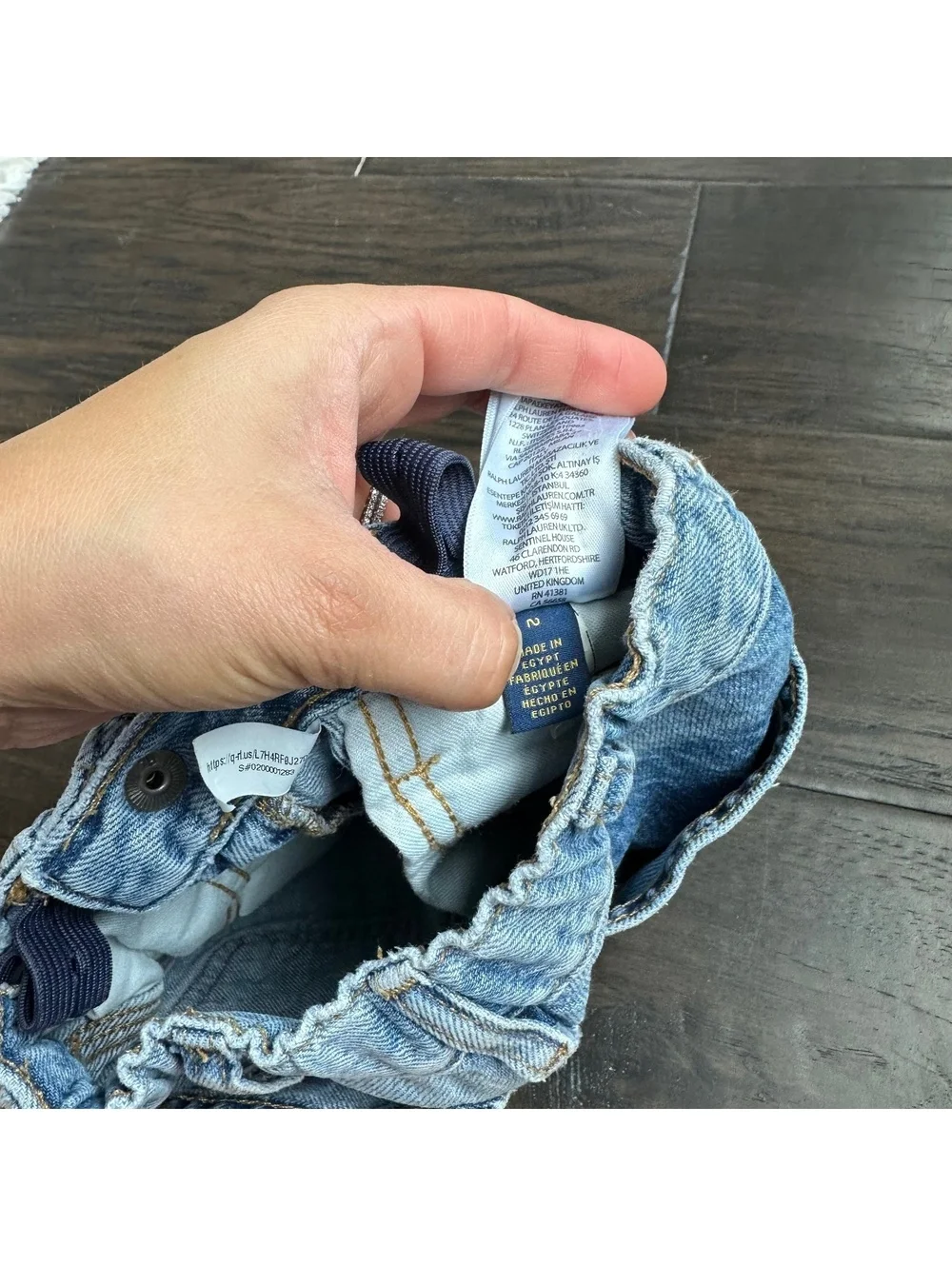 Polo Ralph Lauren Distressed Toddler Denim Shorts Size 2